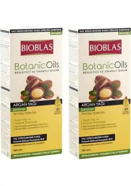 Bioblas Botanic Oils Argan Yağlı Şampuan ile Doğal ve Güçlü Saçlar İçin Günlük Bakım