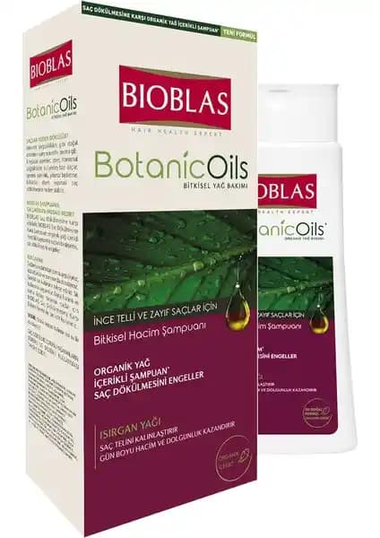 Bioblas Botanic Oils Isırgan Yağlı Şampuanı: Doğal ve Hacim Kazandıran Saç Bakım Ürünü
