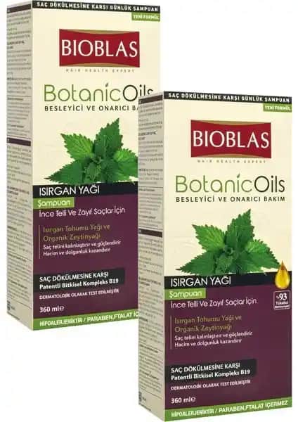 Bioblas Botanic Oils Isırgan Yağlı Şampuanı ile Saçlarınızda Doğal Güç ve Hacim Artışı