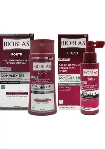Bioblas Forte Bitkisel Serum ve Şampuan ile Saç Sağlığında Güçlü ve Doğal Çözüm