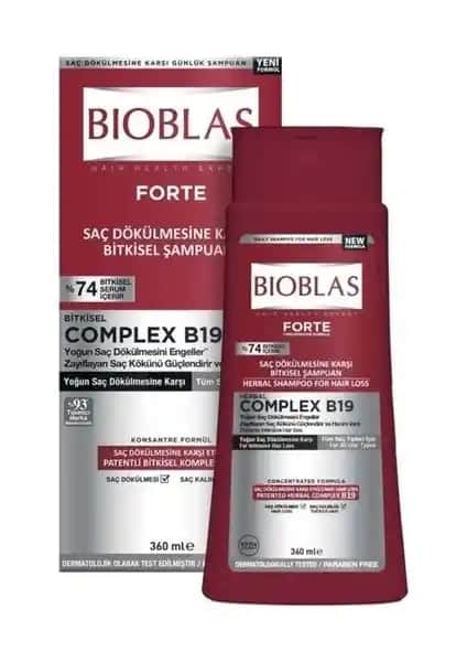 Bioblas Forte Şampuan ile Saç Dökülmesine Karşı Doğal ve Güçlendirici Çözüm