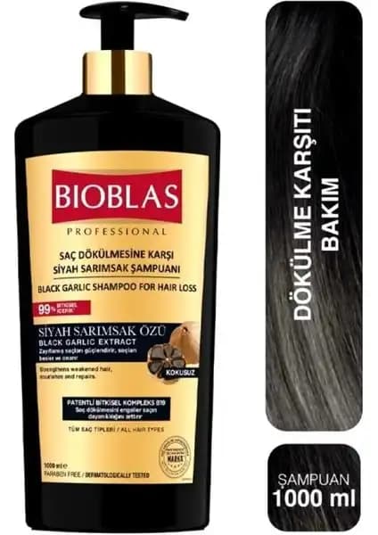 Bioblas Siyah Sarımsak Şampuanı: Saç Dökülmesine Karşı Doğal ve Etkili Çözüm