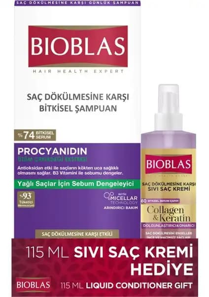 Bioblas Yağlanma Karşıtı Şampuan ve Saç Kremi Seti: Doğal ve Etkili Saç Bakımı
