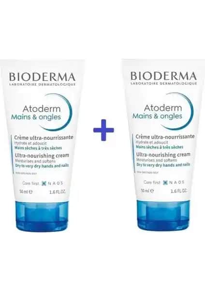 Bioderma Atoderm El ve Tırnak Kremi İkili Paketi Kuru ve Hassas Ciltler İçin Günlük Bakım