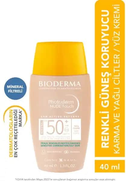 Bioderma Photoderm Nude Touch SPF50+ Güneş Koruyucu Ürün Özellikleri ve Kullanım Rehberi