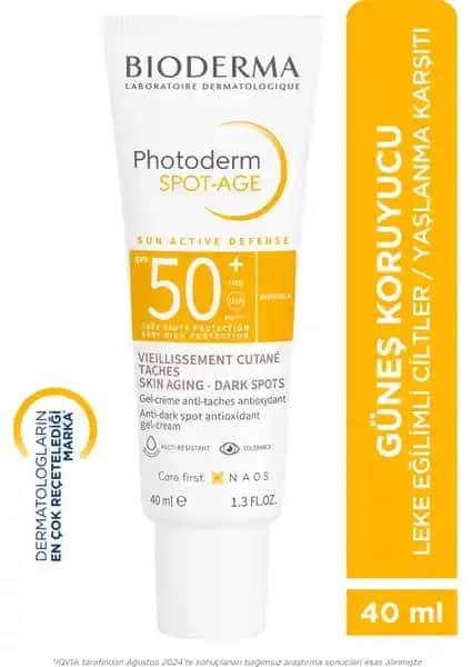 Bioderma Photoderm Spot Age SPF50+ Güneş Kremi: Yüksek Koruma ve Leke Önleyici Özellikler
