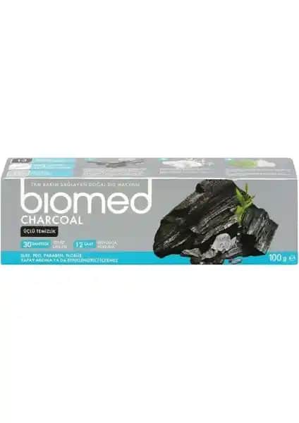 Biomed Charcoal 100 Gr Doğal Aktif Kömür İçeriğiyle Güçlü ve Güvenilir Ağız Temizliği