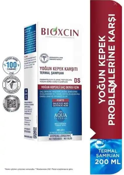 Bioxcin Aqua Thermal Kepek Önleyici Şampuan Saç Sağlığını Koruyan Doğal Çözüm