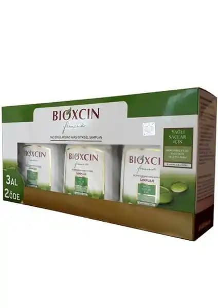 Bioxcin Femina Yağlı Saçlar ve Saç Dökülmesine Karşı Güçlü Çözüm Sunan Şampuan