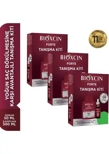 Bioxcin Forte Tanışma Kiti: Saç Dökülmesine Karşı Güçlendirici ve Etkili Çözüm