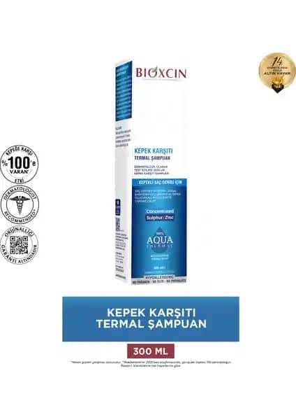 Bioxcin Kepek Karşıtı Termal Şampuan: Doğal İçeriklerle Kepeğe Etkili Çözüm