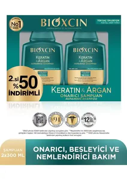 Bioxcin Keratin Argan Onarıcı Şampuan: Saç Güçlendirme ve Nemlendirme İçin En İyi Seçenek