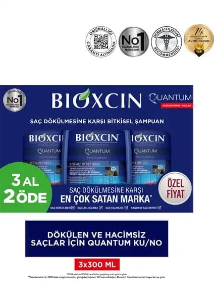 Bioxcin Quantum Kuru ve Normal Saçlar İçin Şampuan: Doğal ve Etkili Saç Bakım Ürünü Tanıtımı