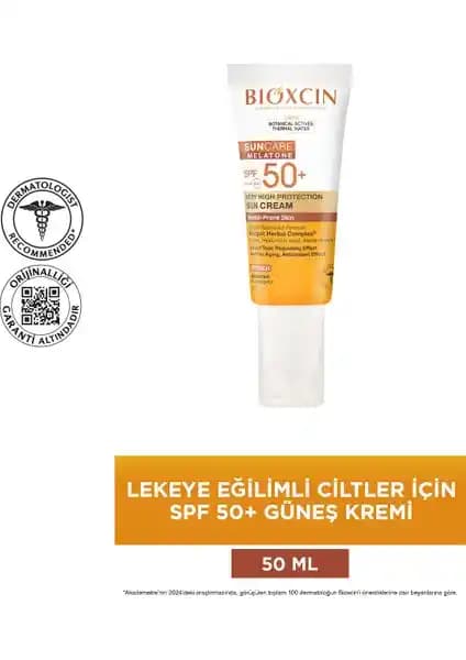 Bioxcin Sun Care Güneş Kremi 50 SPF Hassas ve Leke Eğilimli Ciltler İçin Koruyucu Ürün