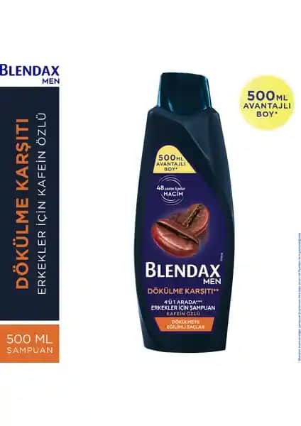 Blendax Dökülme Karşıtı Kafein Özlü Şampuan: Saç Güçlendirme ve Kepeğe Karşı Koruma