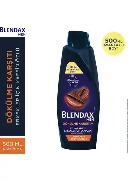 Blendax Dökülme Karşıtı Kafein Özlü Şampuan: Saç Güçlendirme ve Kepeğe Karşı Koruma