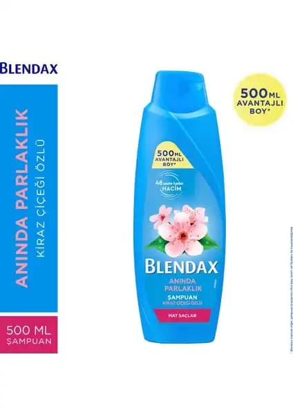 Blendax Kiraz Çiçeği Özlü Şampuan ile Doğal Parlaklık ve Hacim Artışı Sağlayın