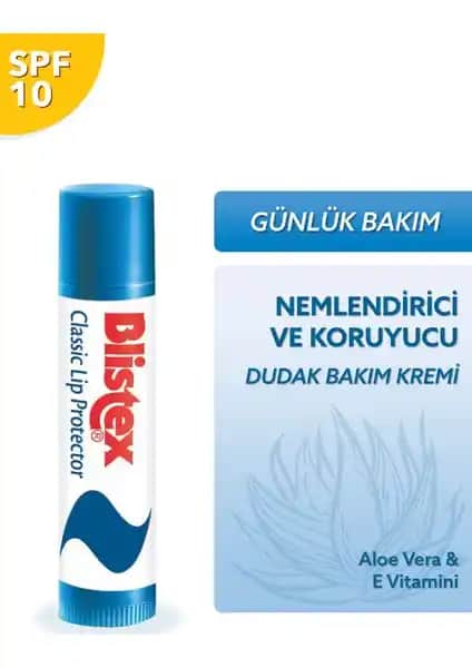 Blistex Classic Dudak Koruyucu Stick: Günlük Nemlendirme ve Koruma İçin Güvenilir Çözüm
