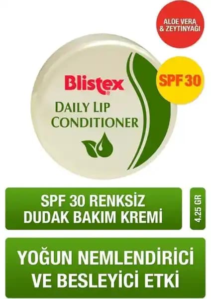 Blistex Günlük Dudak Kremi: Doğal İçerikli, SPF 15 Koruma ile Nemlendirici Bakım