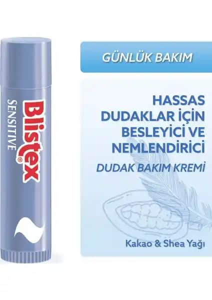Blistex Sensitive Stick: Hassas Dudaklar İçin Güvenilir ve Doğal Nemlendirici Ürün