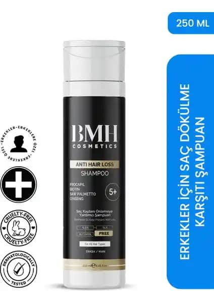 BMH5+ Erkek Saç Şampuanı: Saç Dökülmesine Karşı Güçlendirici ve Sağlıklı Saçlar İçin Çözüm