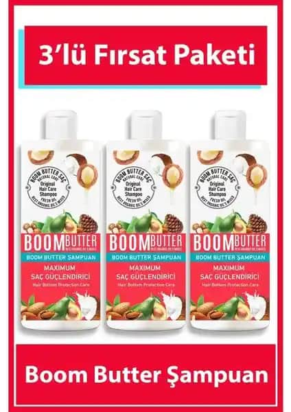 Boom Butter Saç Bakım Şampuanı: Doğal İçeriklerle Saç Sağlığını Destekleyen Ürün