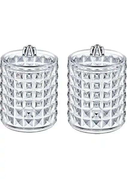 Box Up Diamond Silindir Pamuk Organizer 2'li: Şık ve Dayanıklı Depolama Çözümü