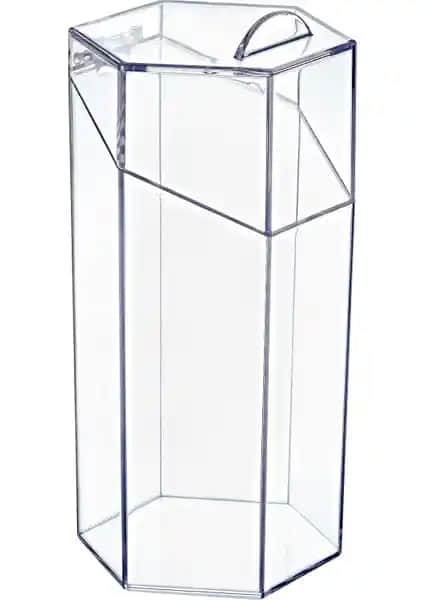 Box Up Fırça Organizeri Kristal Malzeme ile Şık ve Dayanıklı Makyaj Aksesuarı