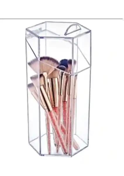 Box Up Kapaklı Fırçalık: Pratik ve Şık Makyaj Fırça Organizeri