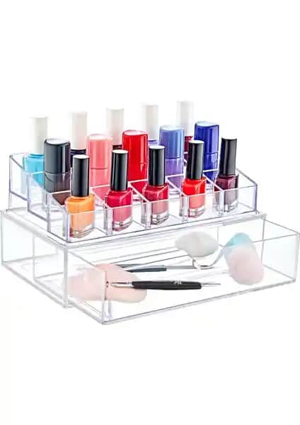 Box Up Oje ve Manikür Set Organizeri: Şık ve Pratik Depolama Çözümü