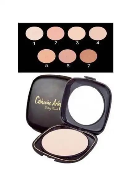 Catherine Arley Silky Tonch Compact Powder No:4 - Yüksek Kaliteli Doğal Görünüm Sağlayan Pudra
