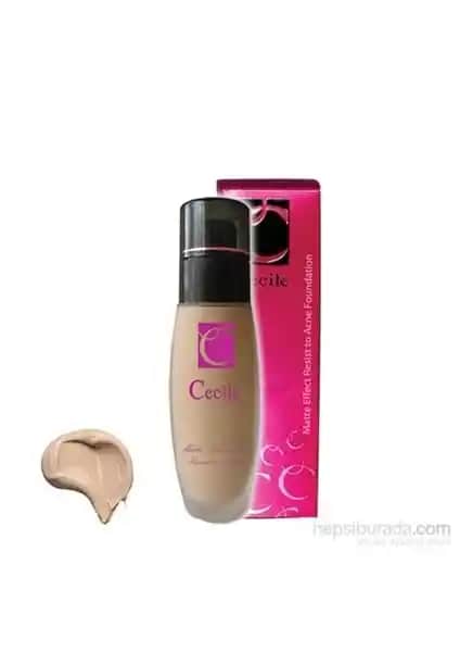 Cecile Resist to Acne Foundation 02: Yüksek Kapatıcılık ve Doğal Görünüm Sunan Fondöten