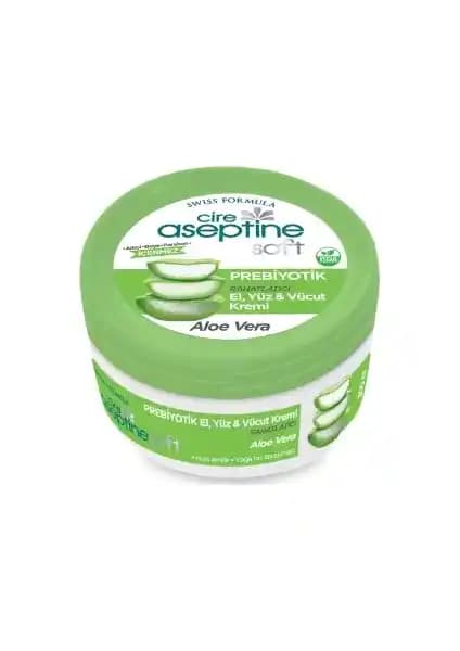Cire Aseptine Soft Aloe Vera Prebiyotik Nemlendirici Krem: Doğal ve Güvenilir Cilt Bakımı