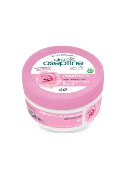 Cire Aseptine Soft Gül Prebiyotik Nemlendirici Bakım Kremi: Hassas ve Kuru Ciltler İçin Doğal Çözüm
