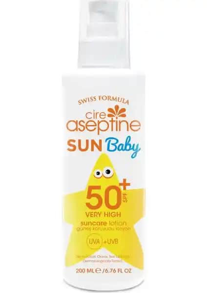 Cire Aseptine Sun Baby SPF50+ Losyon: Hassas Ciltler İçin Güvenilir Güneş Koruyucu