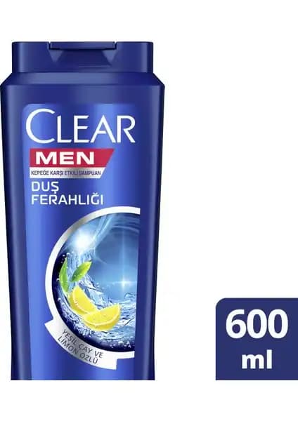 Clear Men Duş Ferahlığı Şampuanı Erkekler İçin Günlük Kepek ve Ferahlık Sağlayan Formül
