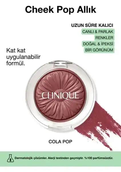 Clinique Cheek Pop Allık Cola Pop: Doğal ve Uzun Süre Kalıcı Yanak Rengi Seçeneği