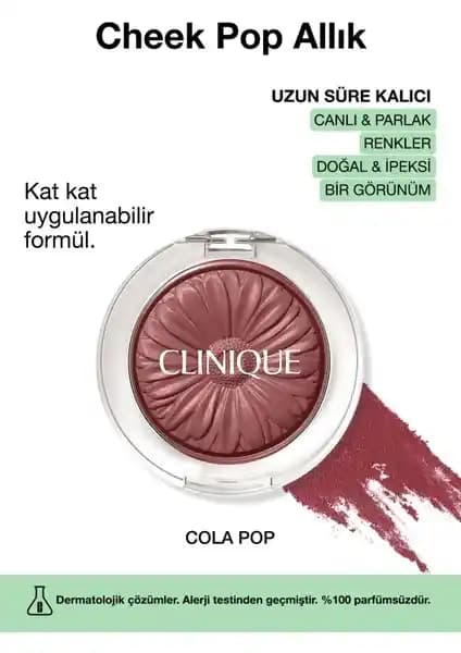 Clinique Cheek Pop Allık Cola Pop: Doğal ve Uzun Süre Kalıcı Yanak Rengi Seçeneği