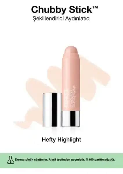 Clinique Kalem Highlighter - Chubby Stick Sculpting Highlight ile doğal ışıltı ve yüz hatlarını belirginleştirme