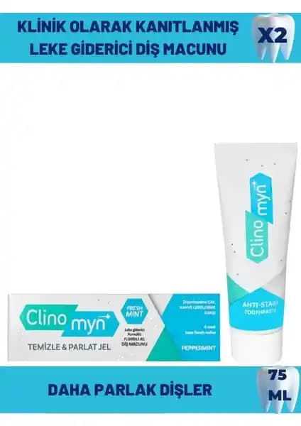 Clinomyn Fresh Temizleme ve Parlatma Diş Macunu ile Güzel ve Sağlıklı Gülüşler