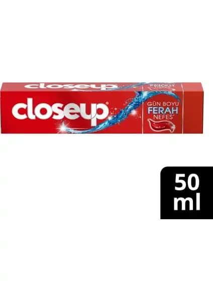 Close Up Fresh Blast Diş Macunu Gün Boyu Ferah Bir Nefes ve Beyazlık Sağlar