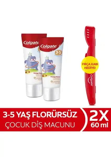 Çocuklar İçin Güvenli ve Eğlenceli Portakal Aromalı Florürsüz Diş Macunu