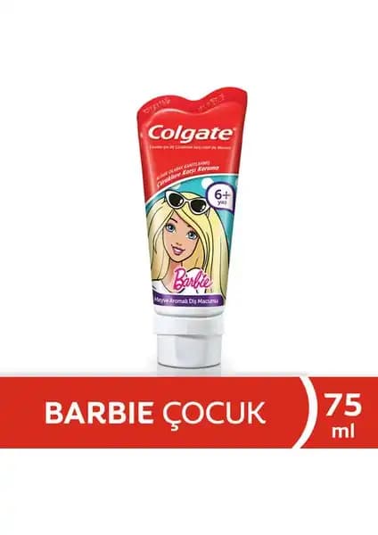 Colgate Barbie Çocuk Diş Macunu Güvenli ve Eğlenceli Ağız Bakım Ürünü 75 ml