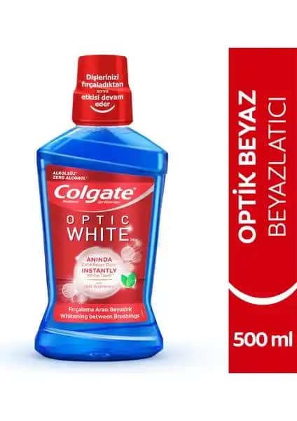 Colgate Optic White Beyazlatıcı Alkolsüz Ağız Bakım Suyu Özellikleri ve Kullanım Avantajları