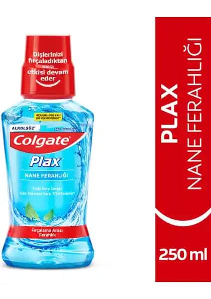 Colgate Plax Nane Ferahlığı Ağız Bakım Suyu 250 ml ile Günlük Ağız Hijyeni ve Ferahlık Sağlayın