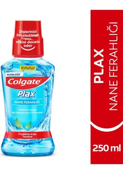 Colgate Plax Nane Ferahlığı Ağız Bakım Suyu 250 ml ile Günlük Ağız Hijyeni ve Ferahlık Sağlayın