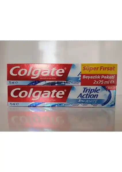 Colgate Triple Acton Extra Beyazlatıcı Diş Macunu Paketi: Sağlıklı ve Parlak Gülüşler İçin Ideal Bir Seçenek