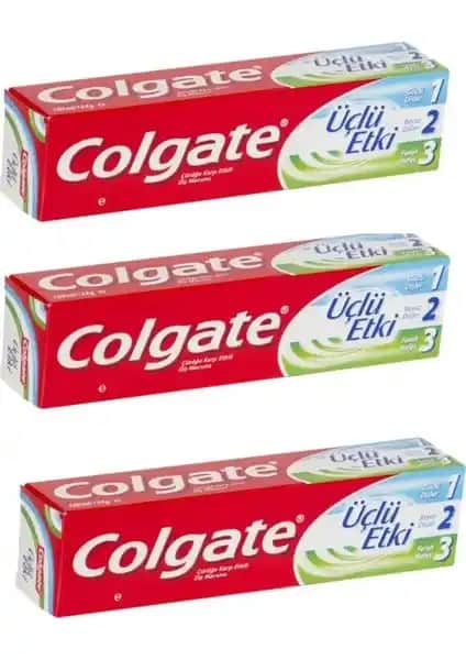 Colgate Üçlü Etki Diş Macunu: Güçlü ve Parlak Gülüşler İçin Çok Yönlü Ağız Bakımı