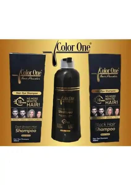 Color One Hair Siyahlaştırıcı Şampuan Boya 300 Ml - Doğal ve Yoğun Siyah Saç Renkleri