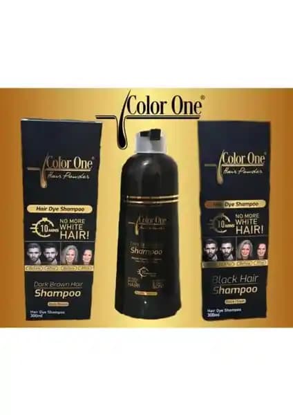 Color One Hair Siyahlaştırıcı Şampuan Boya 300 Ml - Doğal ve Yoğun Siyah Saç Renkleri
